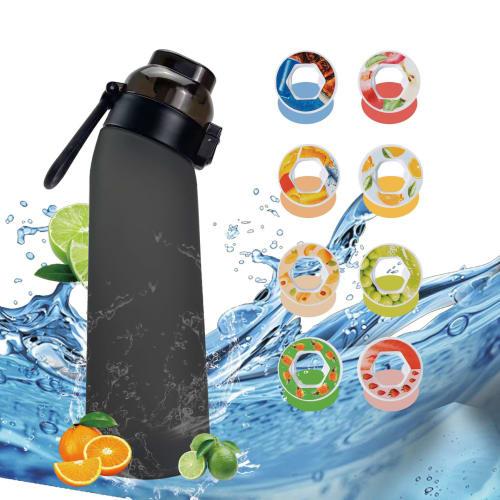 Maplefea Fruit Water Bottle, 700ml, Taste-Changing Air Bottle with 8 Built-in Fruit Fragrances (0 Sugars, 0 Calories), Leak-Proof and Shock-Resistant,