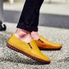Fashion High Quality Men's Driving Shoes Stylish Men Casual Shoes Genuine Leather Mens Slip on Shoes Classic New Male Business Shoes