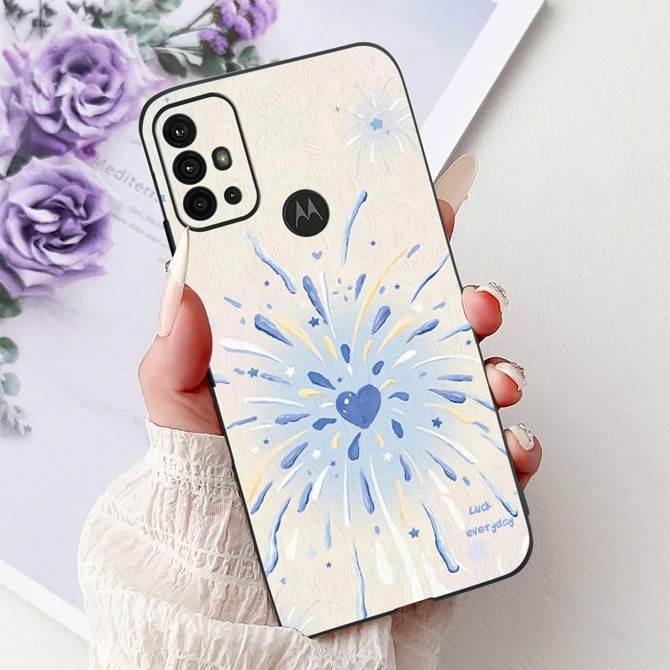 Case For Motorola Moto G30 G20 G10 Phone Cover New Fashion Flower Soft Silicone Matte Bumper on Moto G20 XT2128-1 G 10 G 30 Capa
