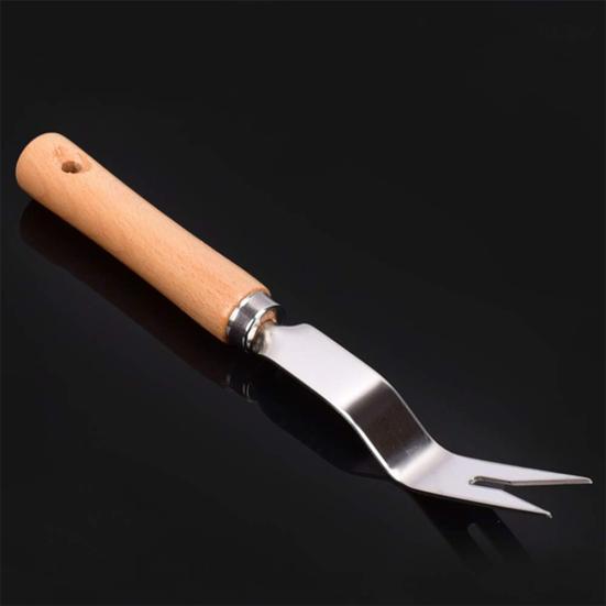 Stainless Steel Courtyard Farmland Transplant Manual Weeder Fork Weeding Tool
