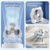 4/7inches Desktop Fan Ultra Quiet USB Charging Panda Fan for Office Home Portable Dorm Camping Outdoor