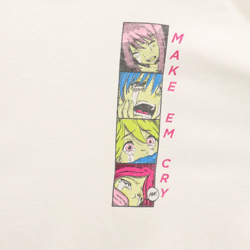 HUF Long sleeve T-shirt XL white Ron T Men's Used