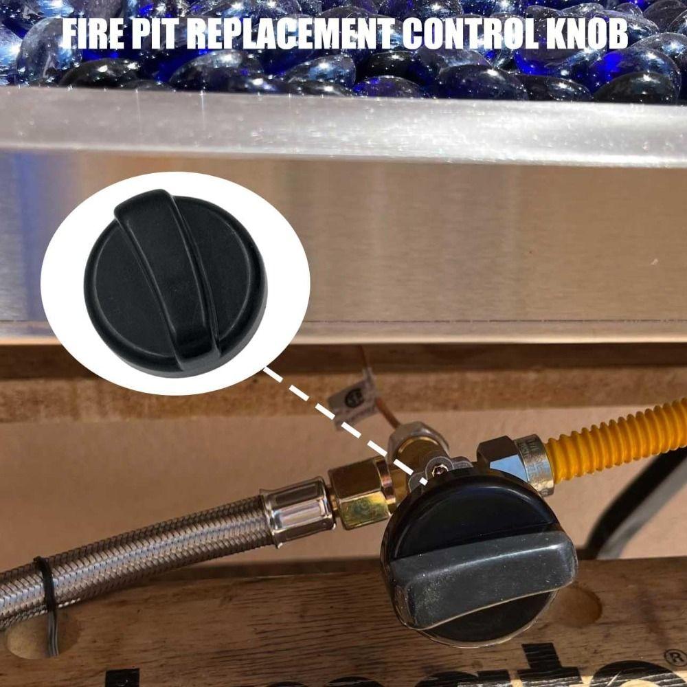 Black Barbecue Stove Knob 8mm Rotary Switches New Stove Switch Knob  Gas Fireplace Fire Pit
