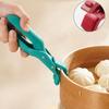 Bowl Holder Clip Safe Handling Kitchen Tongs with Silicone Cover Hot Dishes Grippers Tongs for Baking and Grilling