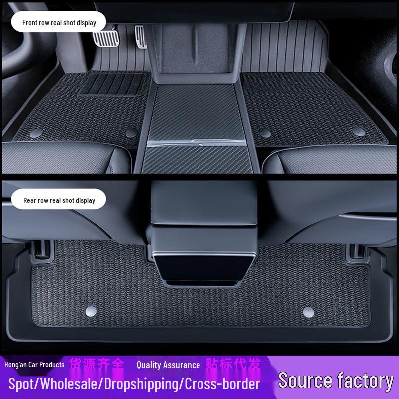 Full Coverage Floor Mats for Tesla Refreshed Model Y/YL - TPE Accessories