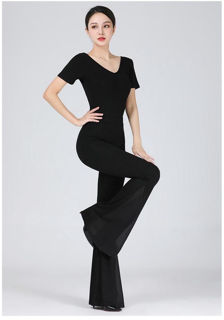 Women's Slim-fit Elegant Dance Practice Suit - Fashion Show and Etiquette Training Set