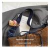Retro Leopard Patchwork Denim Tote - Large Capacity Crossbody & Casual Shoulder Bag