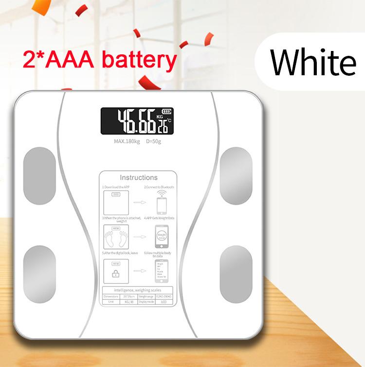 Body Fat Scale Smart Wireless Digital Bathroom Weight Scale Body Composition Analyzer With Smartphone App Bluetooth-compatible