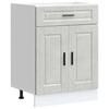 Porto Kitchen Base Cabinet Concrete Grey Particleboard