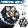 For DOAO JoyKoi Solimpia Singphere AEXIRI Head Shaver 1pcs Magnetic 6 Blade Head Shaver Replacement Heads
