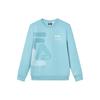 Logo Print Knit Crewneck American Pullover Sweatshirt Men Sweatshirt Matte-Blue F11M319214F-LB