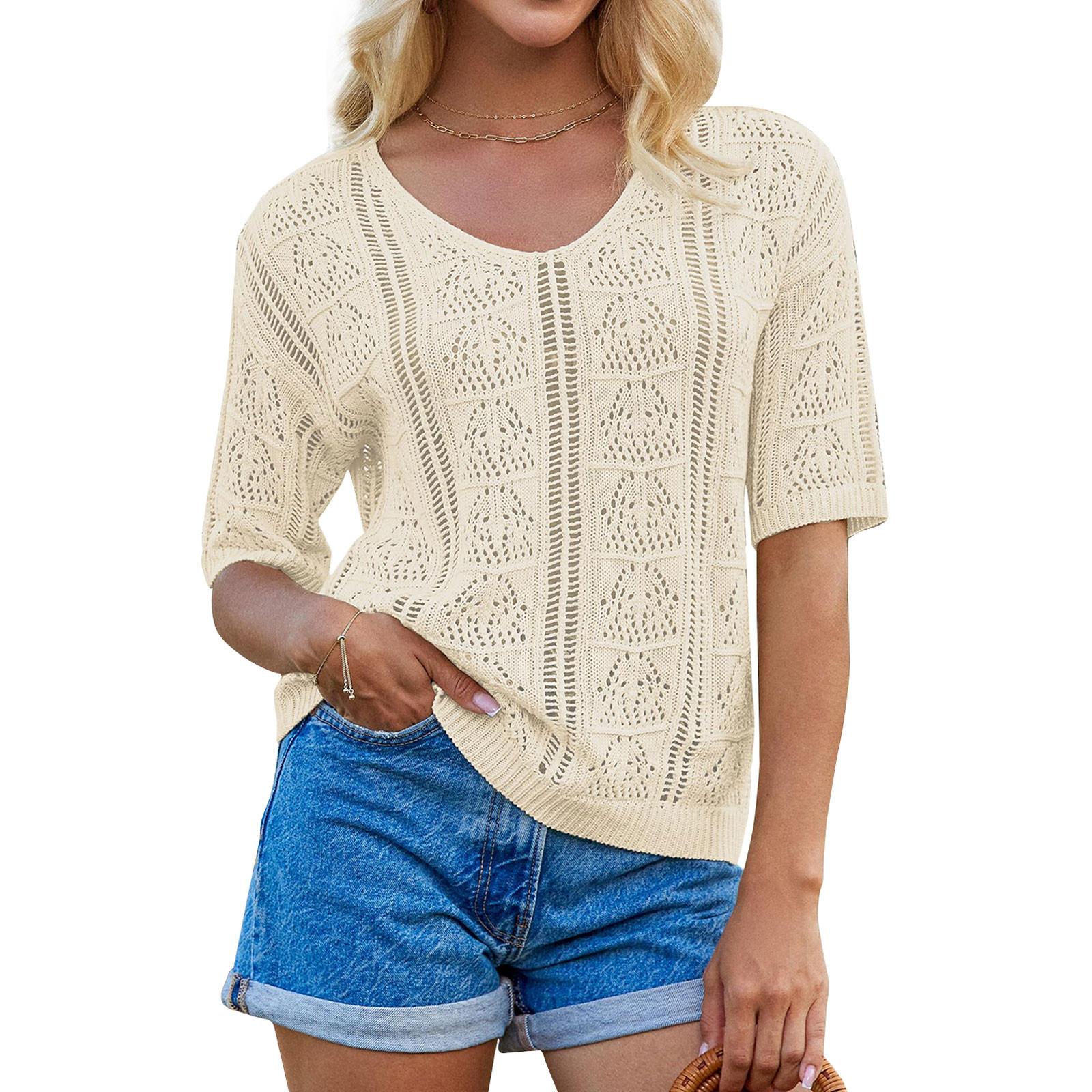 

Женская футболка с коротким рукавом, элегантная повседневная рубашка, весенне-летний наряд, струящиеся плиссированные топы с круглым вырезом спереди, летние топы XXL розовый