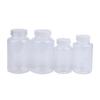 15-500 ml Transparente Plastikflasche Weithals Medizinflasche mit Schraubverschluss Dichtfläschchen Flüssigkeitsreagenzbehälter Lebensmittelqualität