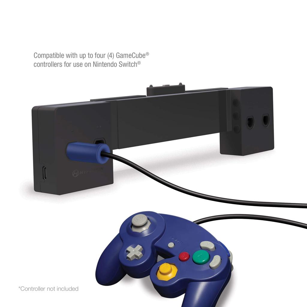 Hyperkin HyperPodium Controller Base for Nintendo Connects Up To Four GameCube Controllers 4-Port Switch®,