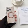 Square CD pattern magnetic mobile phone case is suitable for Apple 15/16 advanced sense 14 fine hole protective case ins wind 13PRO