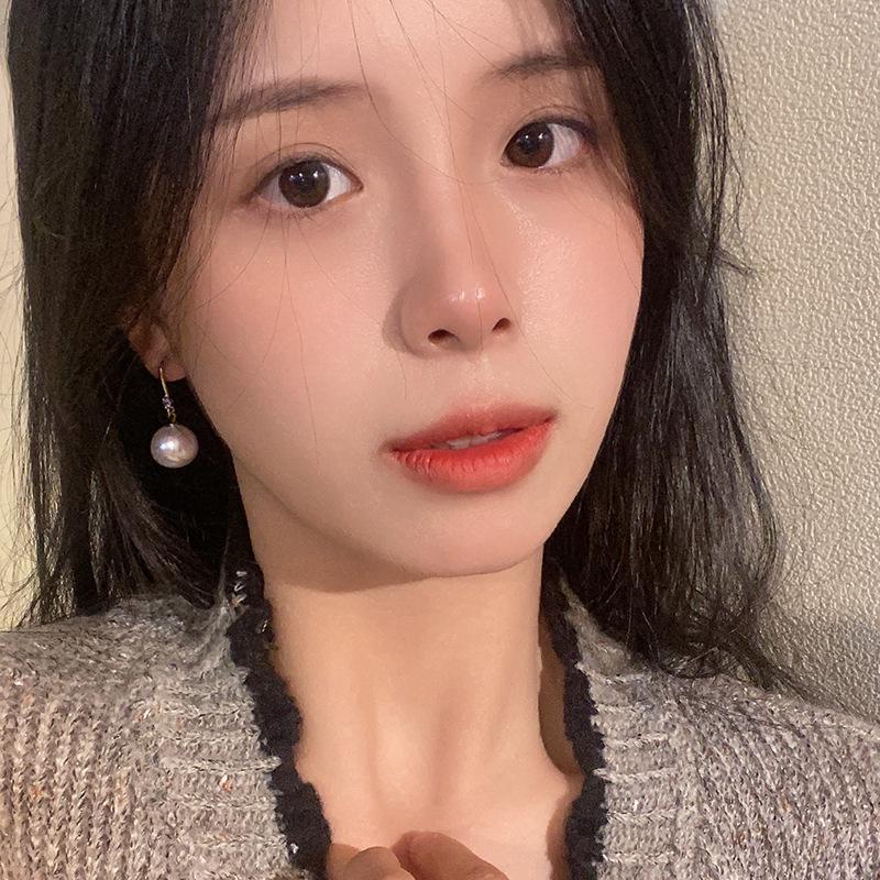 Korean Earrings Temperament High Atmosphere Zircon Earrings