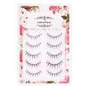 False Eyelashes Natural Outer Corners Short Upper Lower Popular Handmade Actress Light Makeup Everyday 5 Pairs (M8) Black