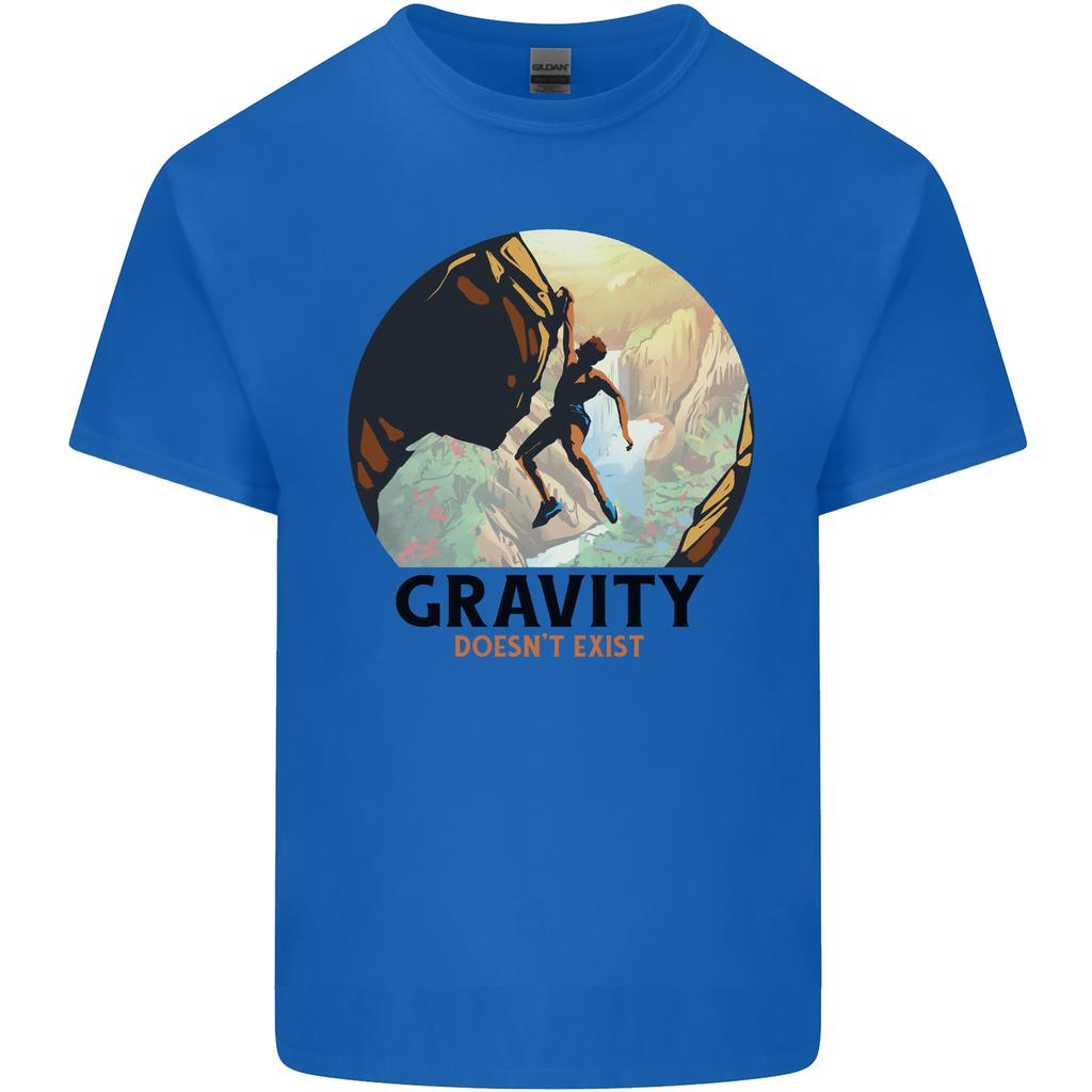 Rock Climbing Gravity Doesnt Exist Climber Unisexs Light Cotton TShirt