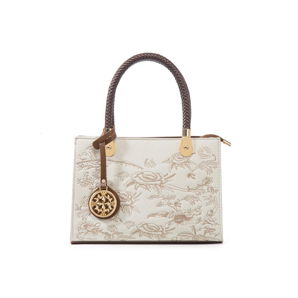 Send Gifts, Silk Scarves, Roses, Embroidery, Mother'S Wedding Bag, Send Chinese Wedding Gifts, Handbag, Messenger Women'S Bag