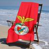 proof beach towel with Sport Lisboa e Benfica pattern - soft,absorbent,quick-drying,machine washable - perfect for swimming,camping,bathing