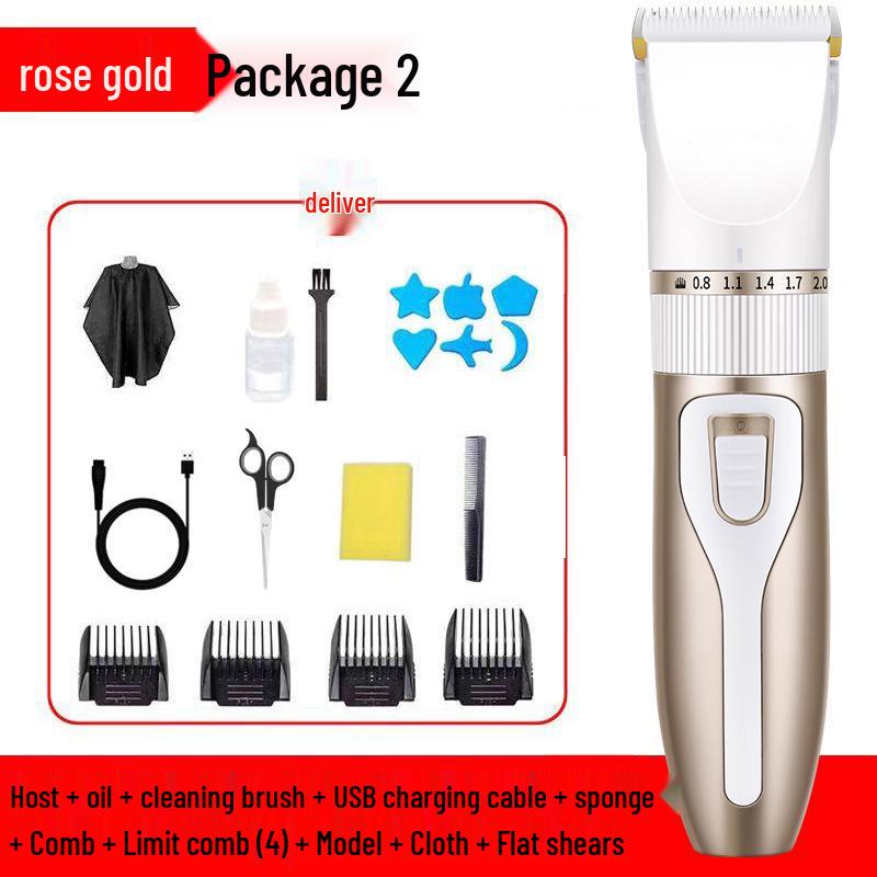 Professional Electric Hair Clipper for Salon & Home Use – Ideal for Bald and Oil Head Styles, Men's Grooming Tool