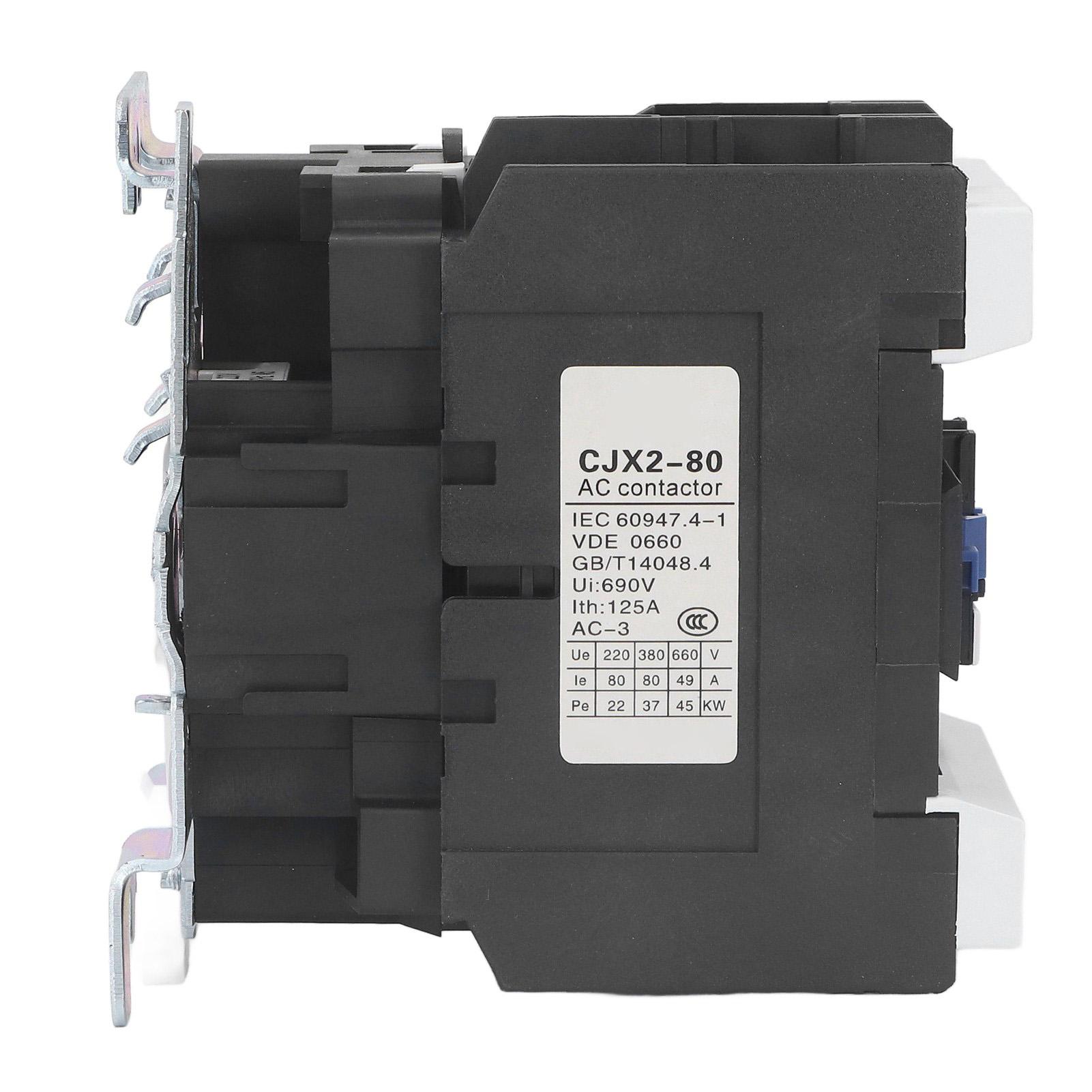 

AC36V 80A Contactor Silver Contact 3 Phase Low Pressure Electric Contactor for Power Application