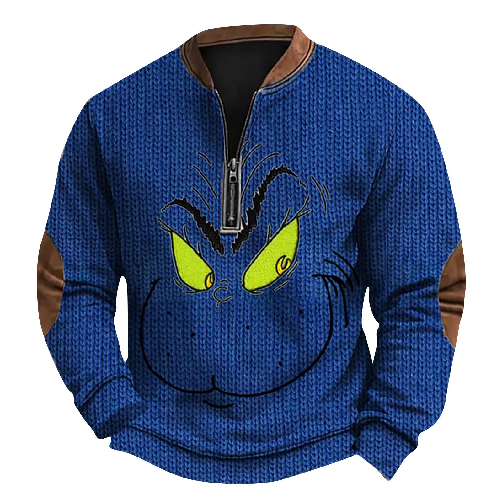 

Мужская спортивная толстовка с длинным рукавом на молнии для активного отдыха L