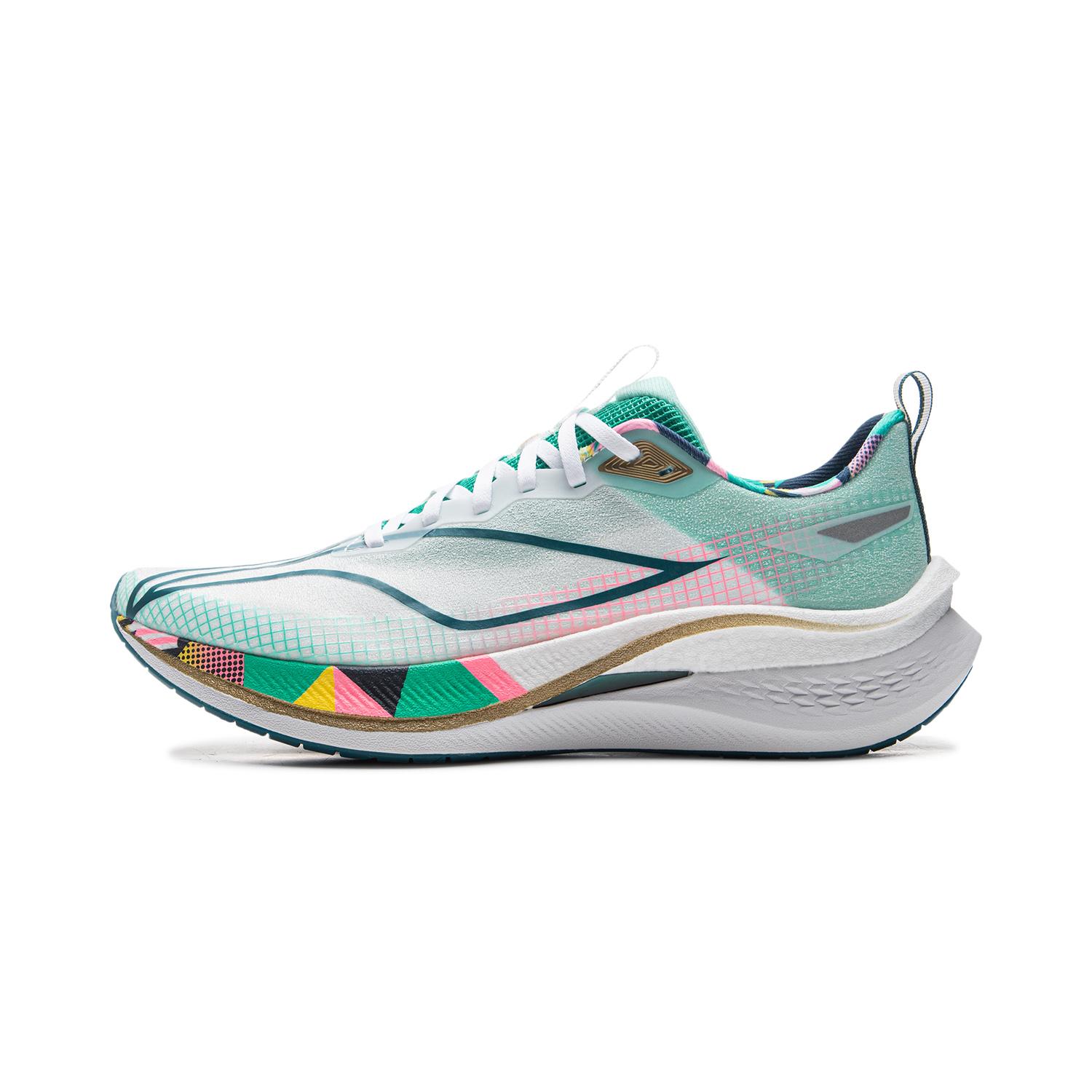 

LiNing Red Hare 7 Pro Cushioned Slip Resistant Low Top Running Shoes Men s White Green 41