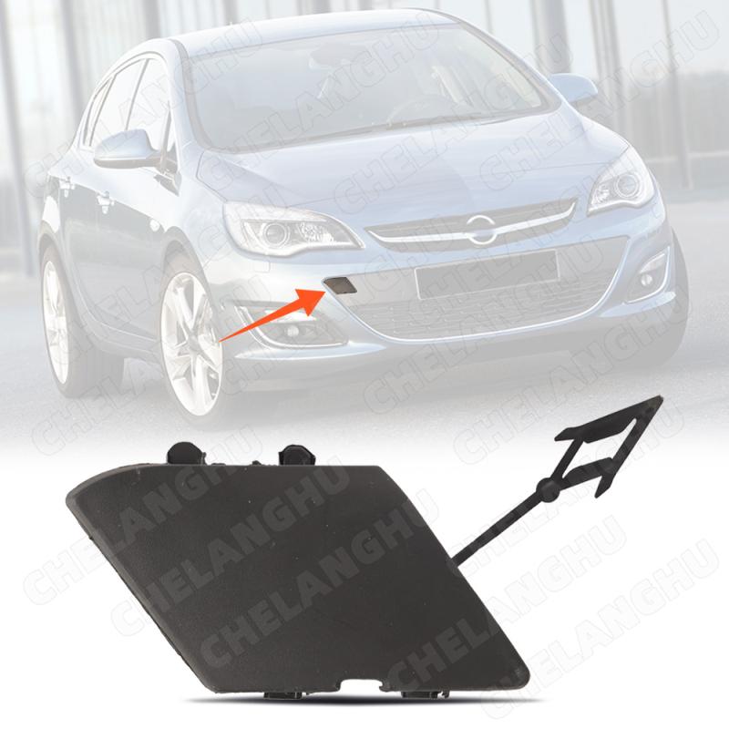 1 Pcs Front Bumper Tow Eye Cover Hook Cap For Vauxhall Opel Astra J 2012 2013 2014 2015 Car Accessory Black Primer 13368665