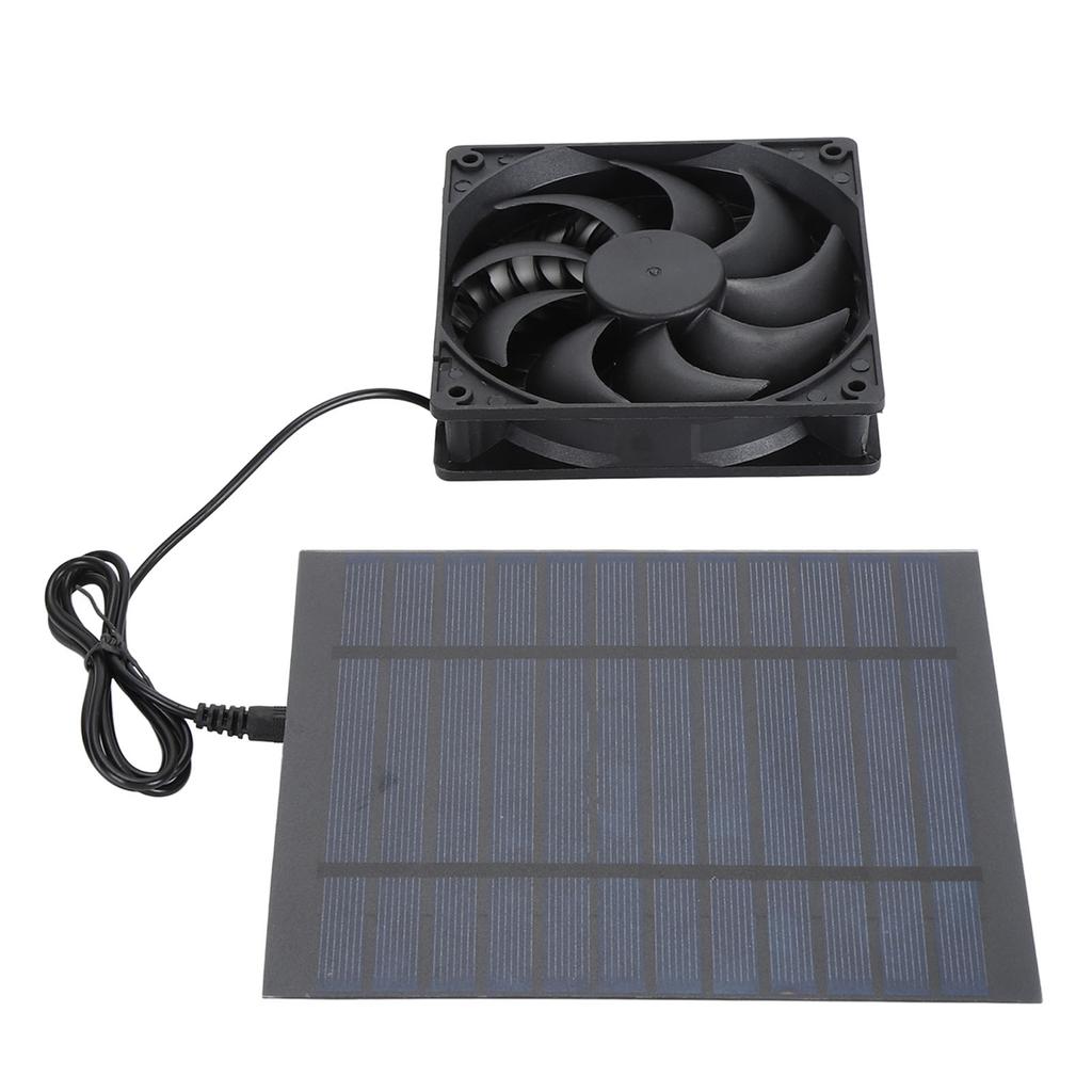 Wentylator wyciągowy 6W 12V Oszczędność energii z polikrystalicznym panelem słonecznym Wentylator słoneczny do wentylacji kurników