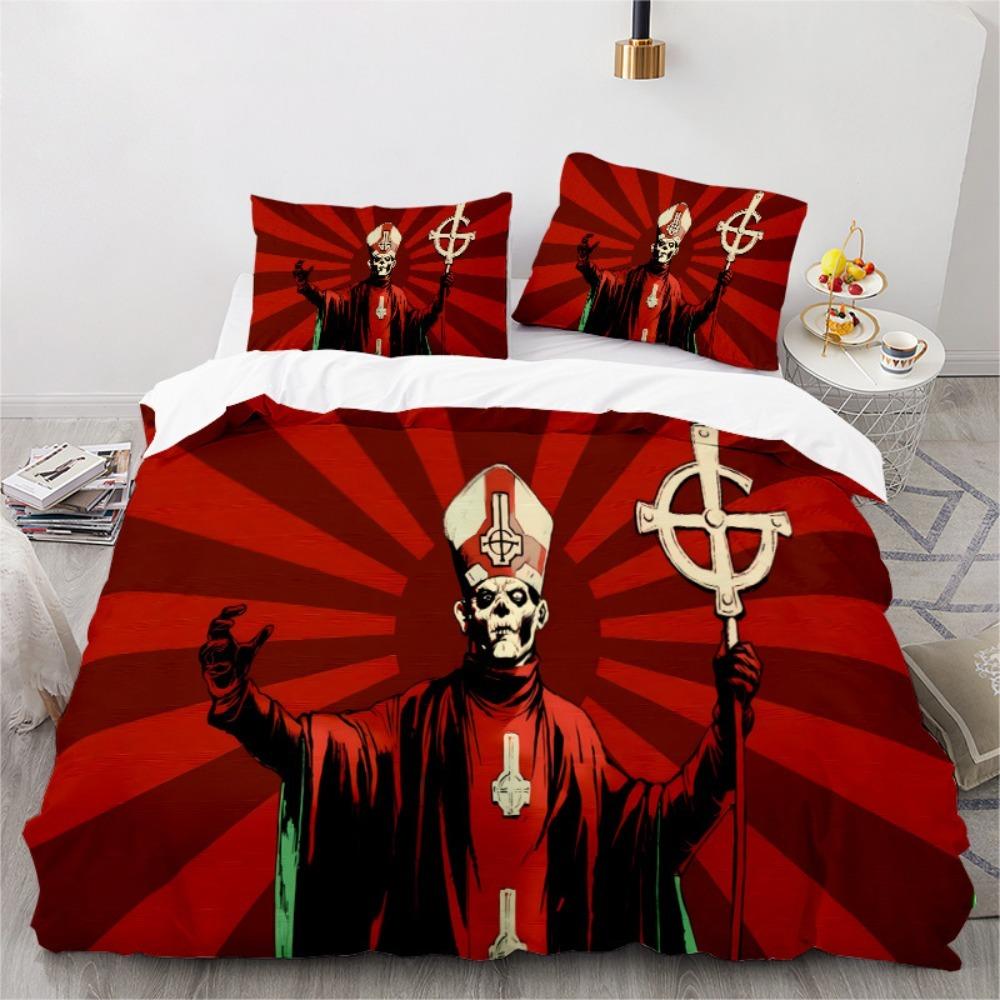 

Rock band Duvet Cover pillowcase Bedding Bedroom Decoration Children Gift adult Single Double bed Large SizeZip Duvet Cover 200x200cm