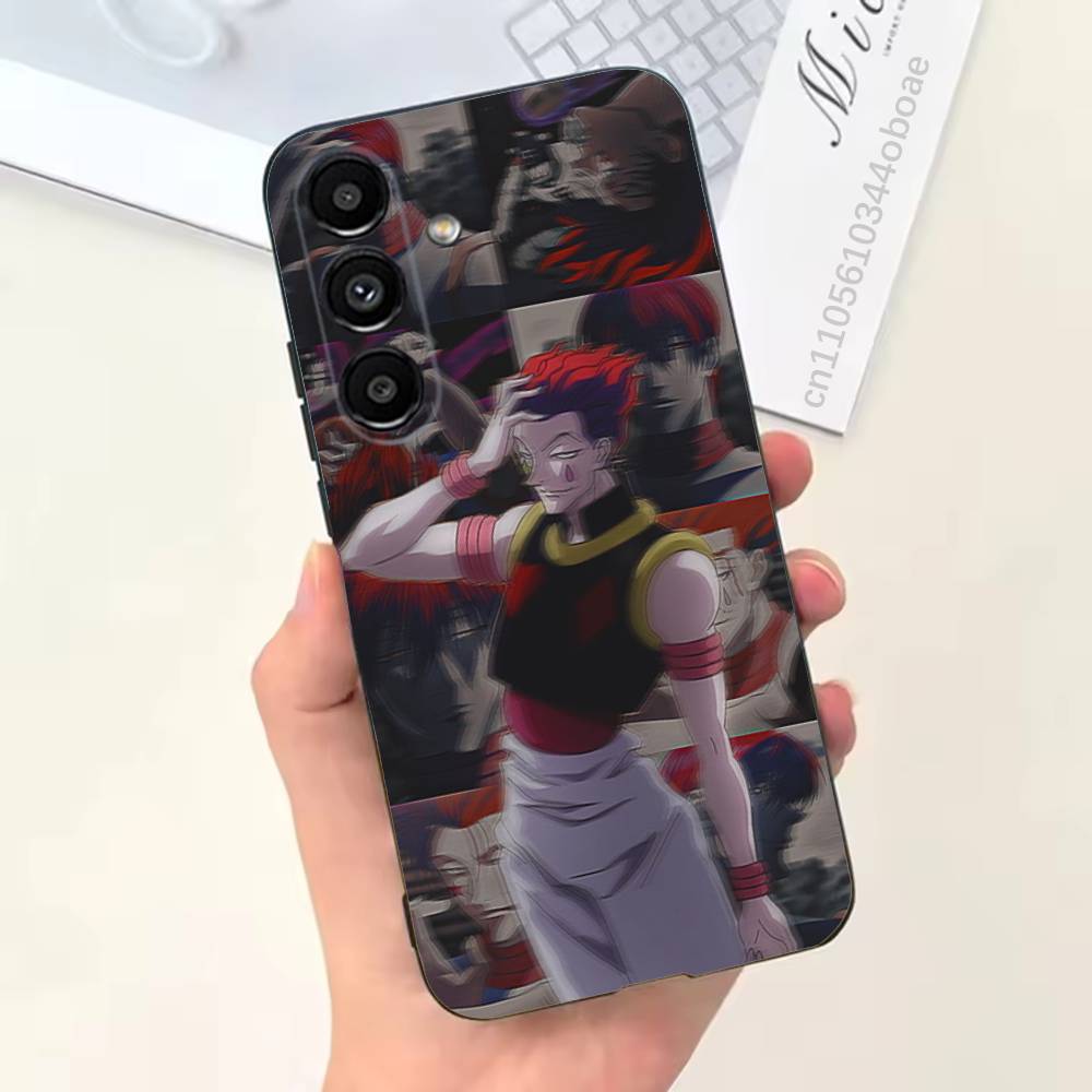 Anime H-Hisoka M-Morow Phone Case For Samsung S25,24,21,22,23,20,S30,Ultra,Plus,Fe,Lite,Note,5G Black Cover