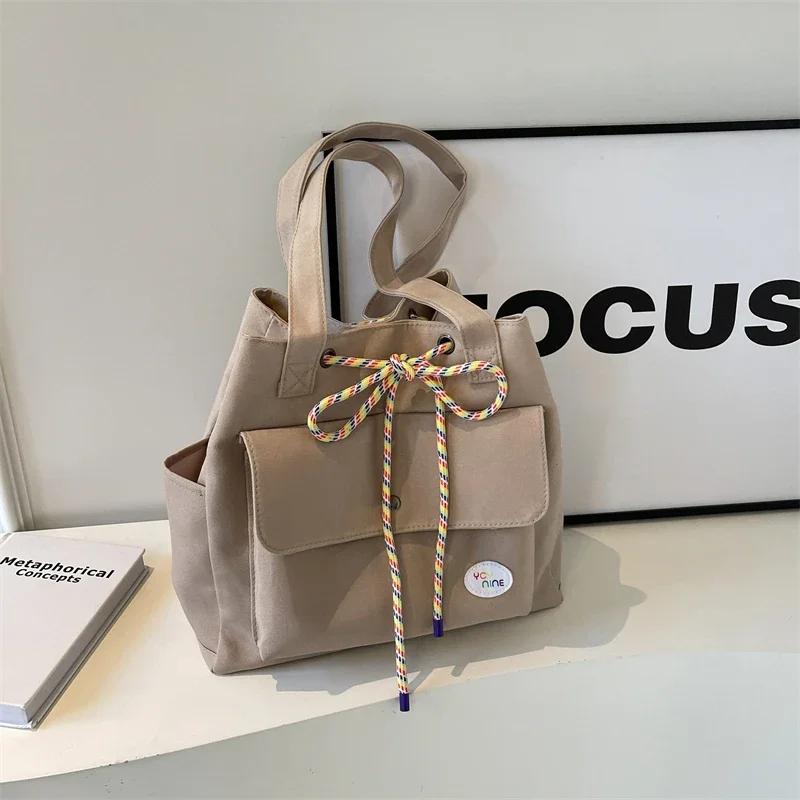 Hot Selling Women's Shoulder Bag Canvas Large Capacity Commuting Bags for Women  New Free Shipping