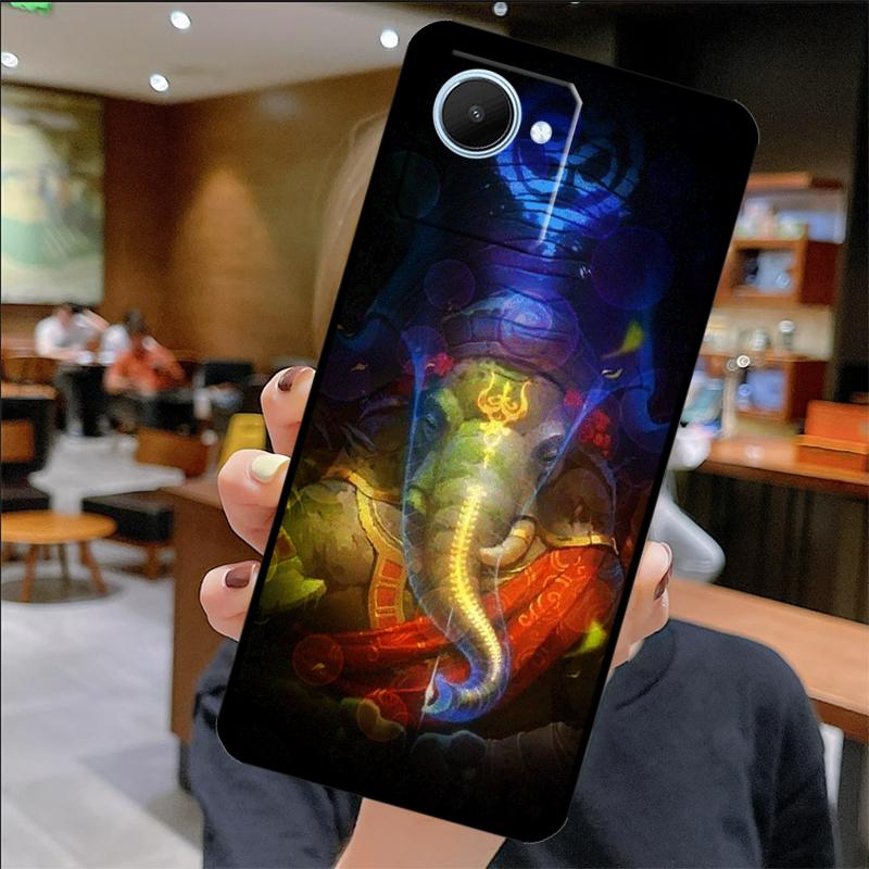 Ganesh Elephant God Case For Realme GT 7 Pro GT 6 6T 5 C55 C53 C51 C21Y C25S C61 C67 C75 10 11 12 13 14 Pro Plus