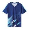 Unisex Quick-Dry Badminton Set Short Sleeve Shirt Shorts Men Women Kids Sports Training Competition