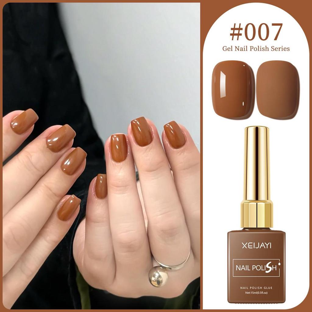 XEIJAYI 15ml Solid Color Nail Gel - 72 Color Options for Nail Art Salons