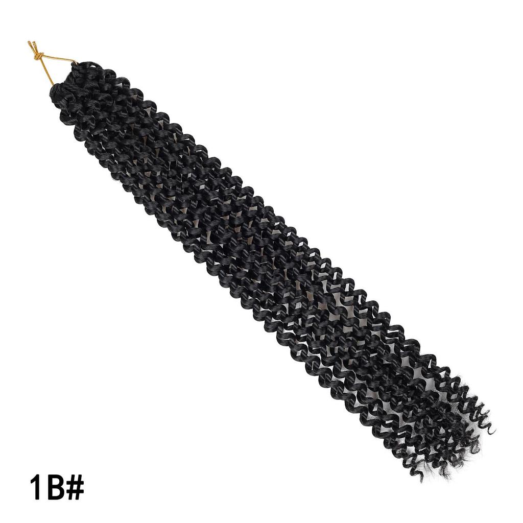 Estensioni per Capelli Crochet Passion Twist Sintetiche Spring Twist Treccia Capelli Stile Afro Riccio Nero Boemo per Donne
