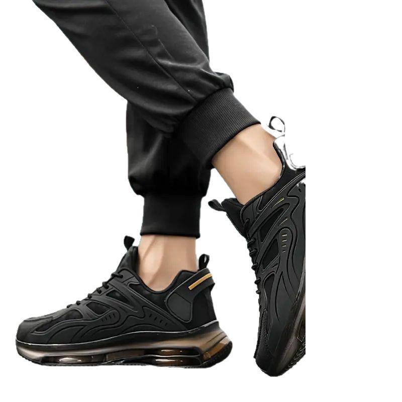 Fashion trend men's shoes non-slip shock-absorbing running shoes comfortable and breathable casual sports trendy shoes