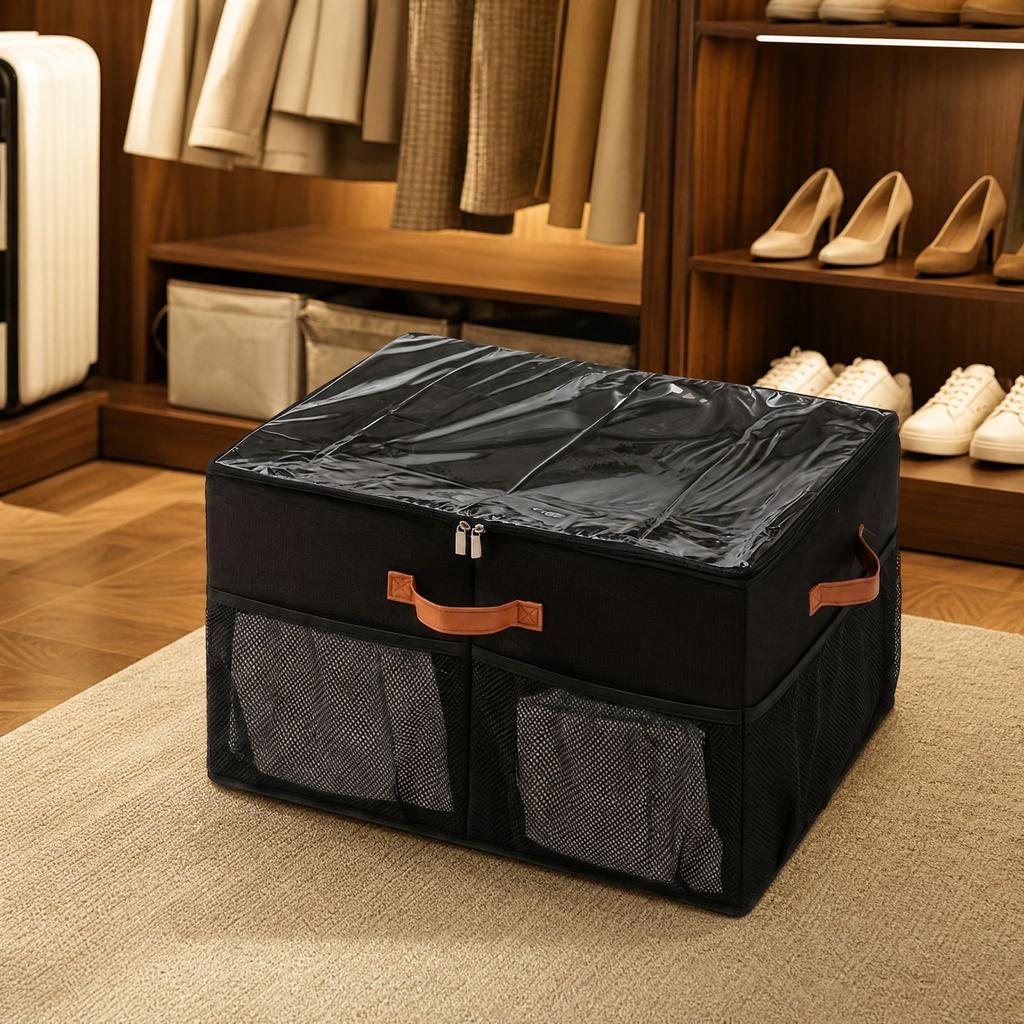 Shoe Box with 12/16/20 Grids, Large Capacity Slipper and Shoe Storage Container for Closet, Home