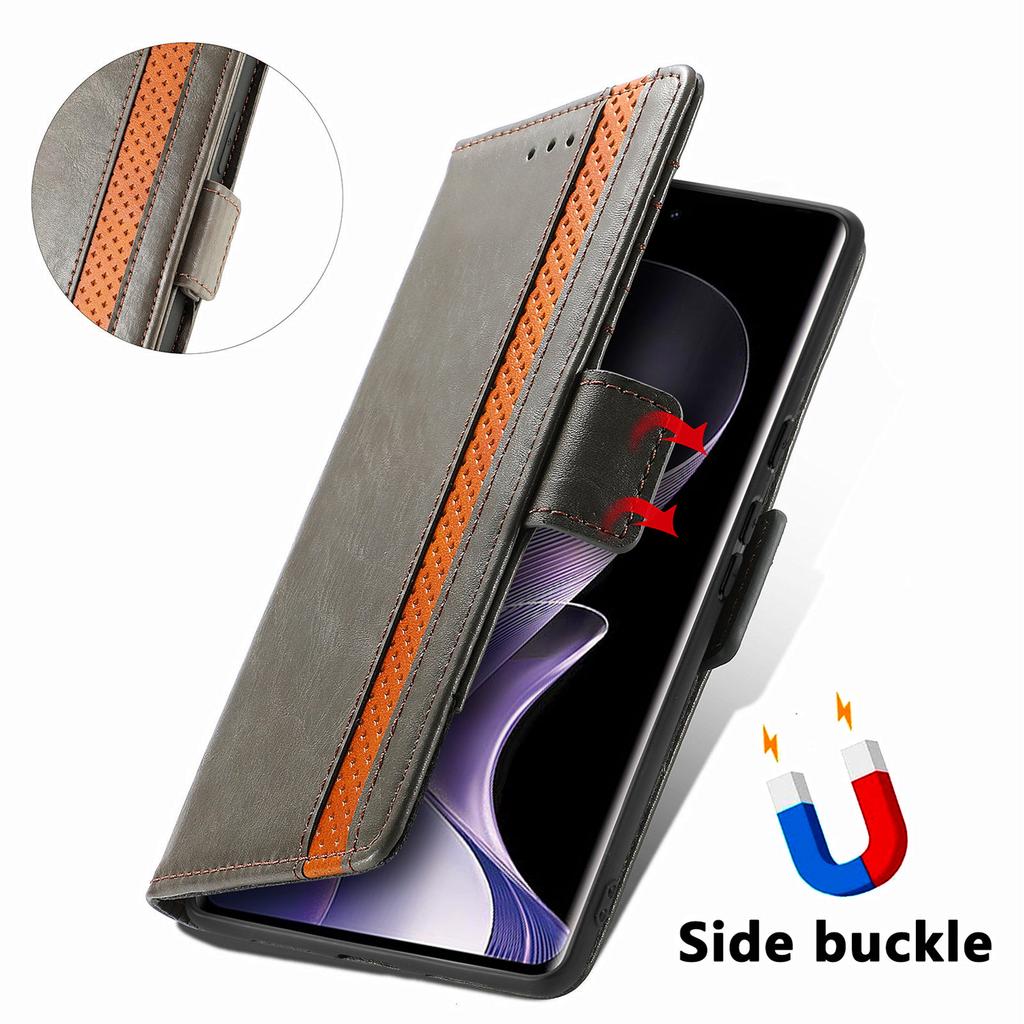 For Xiaomi Redmi Note 14 Pro 5G/Poco X7 5G Phone Cases CASENEO PU Leather Cover Stand with RFID Blocking Wallet