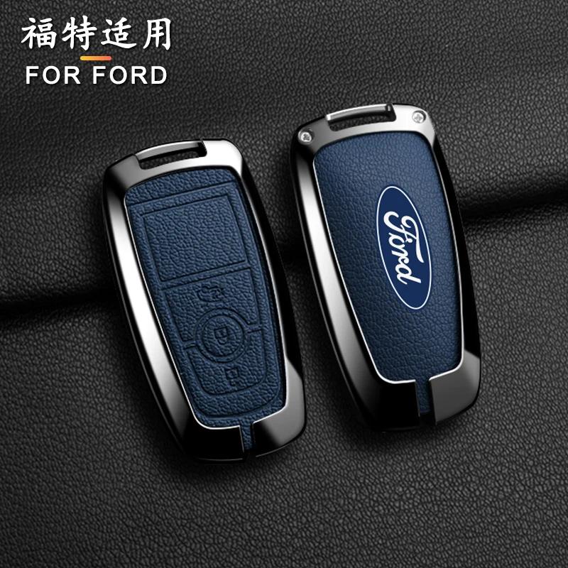 

New 2026 Car Sticker Smart Key Fob Shell Accessories Key Bag For Ford 2017 Edge F250 2018 Mustang Remote Car Key Cover Case 3 Bu