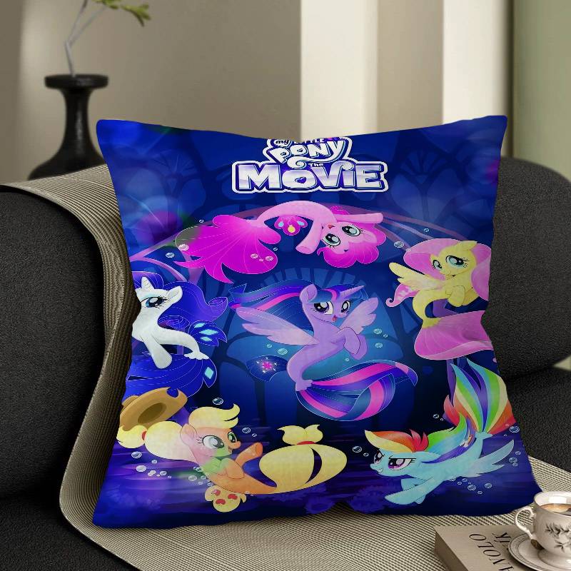 My Cartoon P-Pony L-Little Pillow Cushion Cover Pillowcase Living Room Sofa Home Decor
