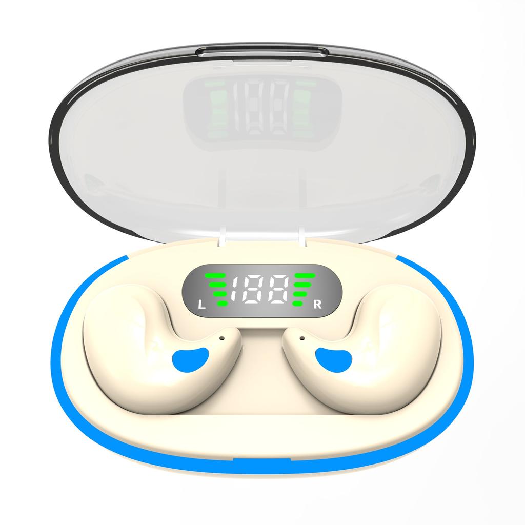 MD528 Bluetooth Headphones with TWS Dual-ear Close-fitting Design, Comfortable To Wear During Sleep, Private Mold, and Ultra-long Battery Life