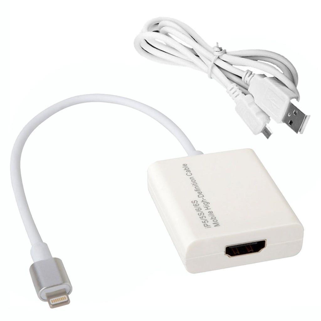 To Lightning Hdmi Adapter Cable Iphone Same Screen Hd Video Converter