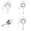 Silver Bar Strainer Stainless Steel Hawthorne Strainer Mixed Drink Cocktail Strainer  Home Bar Use