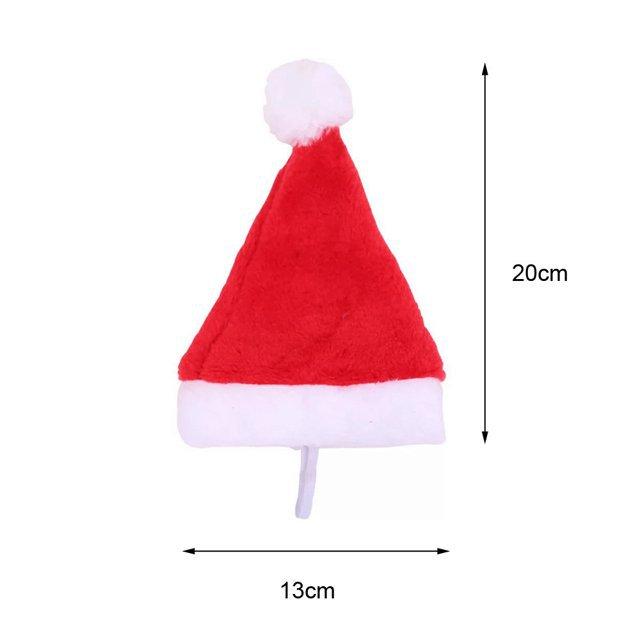 Pet Christmas Hat Decorations, Plush Hats for Dogs and Cats, Cute and Interesting Decorations To Enhance The Festive Atmosphere