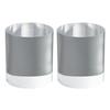 HAMILO Acrylic Clear Cylinders, Set of 2, 6cm Diameter, Display Cubes, Stands, Clear, for Photography (6x6cm)