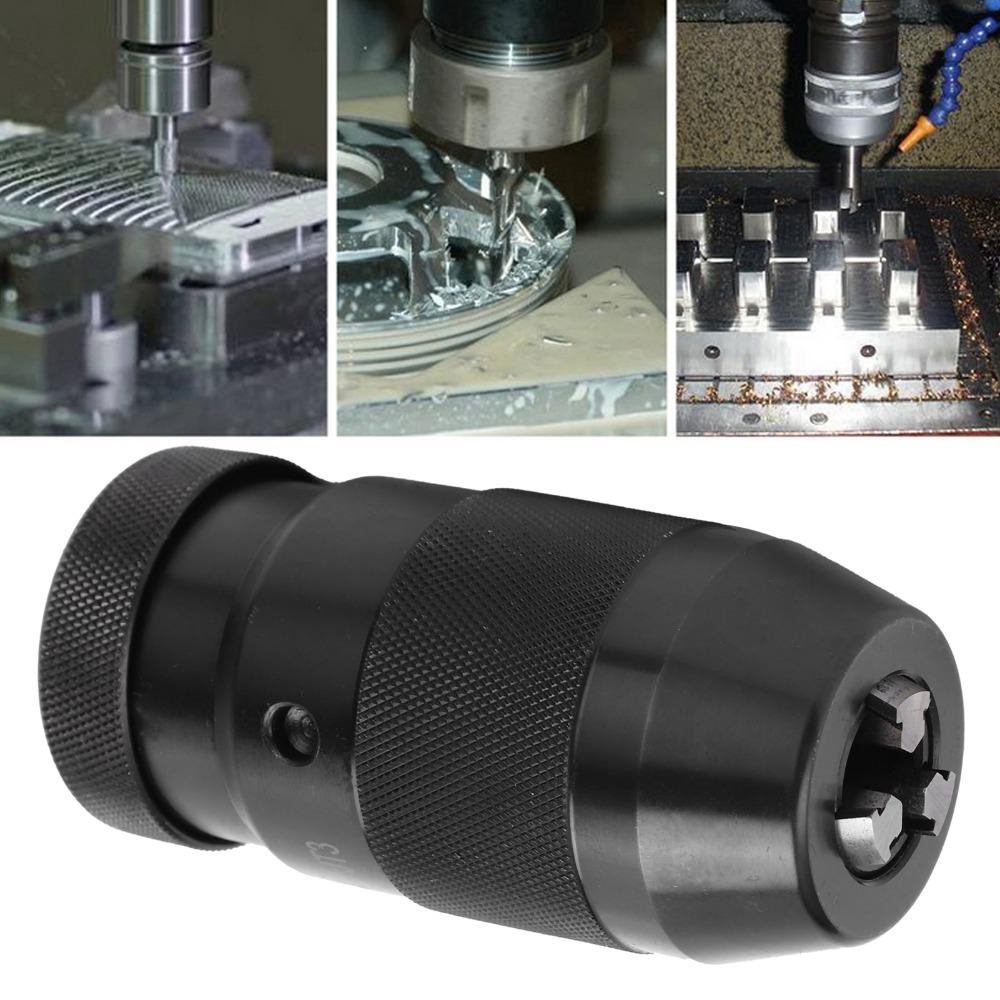 1/32-5/8 Inch Capacity Self-Tightening Drill Chuck Machine Tool Accessories Drilling Press Use