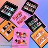 10Pcs False Nails Display Cards Fluorescent Color  Style False Nail Tips Portable Nail Art Storing Manicure Showing Tools