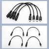 PVC Power Cord With DC35135 DC5521 Female Connectors For Electronics Projects Low Power and Durability Cord